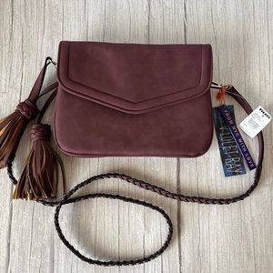 NWT Violet Ray Wine Anette Crossbody Purse
